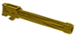 129790 Rival Arms RA20G104E Precision V1 Drop-In Barrel 9mm Luger 4.49" Gold PVD Finish
