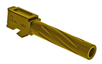 129792 Rival Arms RA20G201E Precision V1 Drop-In Barrel 9mm Luger 4.02" Gold PVD Finish