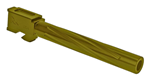 129800 Rival Arms RA20G701E Precision V1 Drop-In Barrel 9mm Luger 5.31" Gold PVD Finish