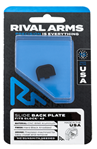 129820 Rival Arms RA43G003A Slide Back Cover Plate  Single Stack Black Anodized Aluminu