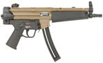 Heckler & Koch 129922 HK 81000629 MP5  22 LR 8.50" 25+1 Flat Dark Earth Rec No Stock (Sling Mount) Bla