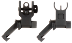 Aim Sports Inc 130101 Aim Sports MT45FS Flip Up Front Sight  45 Degree Low Profile Black Anodized for