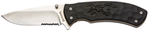 130385 Browning 3220428 Primal  Small 3" Folding Drop Point Part Serrated 8Cr13MoV SS B