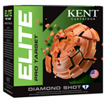 130443 Kent Cartridge E12P328 Elite Pro Target 12 Gauge 2.75" 1 1/8 oz 8 Shot 25 Bx/ 10