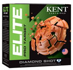 130446 Kent Cartridge E12PS328 Elite Pro Target 12 Gauge 2.75" 1 1/8 oz 8 Shot 25 Bx/ 1