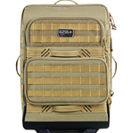 G.p.s Bag (gsm) 130528 G*Outdoors GPS-T2214RCT Tactical Operations Rolling Case Tan 1000D Polyester wit