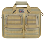 G.p.s Bag (gsm) 130529 G*Outdoors GPS-T1551BCT Tactical Operations Brief Case Tan 1000D Nylon with Visu