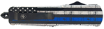 130560 Templar Knife LBTB131 Back The Blue Gen II Large 3.50" OTF Dagger Plain Black 44