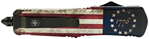 130568 Templar Knife MBRF331 1776 Gen II Slim 3.43" OTF Drop Point Plain Black Oxide St