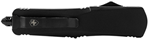 130578 Templar Knife MBR131 Black Rubber Gen II Slim 3.50" OTF Dagger Plain Black Oxide