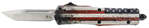 130588 Templar Knife SWUS232 Wood US Flag Gen II Small 2.69" OTF Tanto Plain Powder Coa