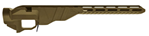 130934 Rival Arms RA90RG01B R-22 Precision Chassis System Flat Dark Earth Aluminum Ruge