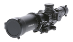 Truglo 130993 TruGlo TG-8518TLR Omnia  Black Anodized 1-8x24mm 30mm Tube Illuminated APTR Reti