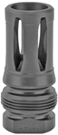 Dead Air Armame 131042 Dead Air DA121 Xeno Flash Hider Black Nitride 4140 Steel with 1/2"-28 tpi Thread
