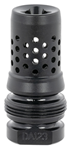 Dead Air Armame 131044 Dead Air DA123 Xeno Muzzle Brake Black Nitride 4140 Steel with 1/2"-28 tpi Threa