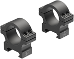 131148 Leupold 180943 Open Range Cross-Slot Scope Ring Set High 1" Tube Matte Black Alu