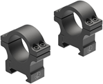131149 Leupold 180944 Open Range Cross-Slot Scope Ring Set Medium 1" Tube Matte Black A