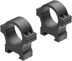 131152 Leupold 180947 Open Range Cross-Slot Scope Ring Set Medium 30mm Tube Matte Black