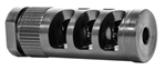 Grovtec Usa Inc 131204 Grovtec US Inc GTHM315 G-Comp Muzzle Compensator Black Nitride Steel with 1/2"-2