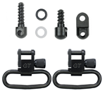 Grovtec Usa Inc 131233 Grovtec US Inc GTSW313 Swivel Set  1.25" Black Matte Phosphate Ruger 10/22 Rifle