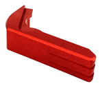 131252 Cross Armory CRGMCRD Magazine Catch  made of 7075-T6 Aluminum with Red Anodized