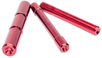 131254 Cross Armory CRGPSRD 3 Pin Set Dimpled Red 4140 Steel for Most Glock Gen1-3