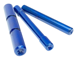 131255 Cross Armory CRGPSBL 3 Pin Set Dimpled Blue 4140 Steel for Most Glock Gen1-3
