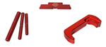 131256 Cross Armory CRGOKRD 3 Piece Kit  Dimpled Pin Set, Extended Magazine Catch and E