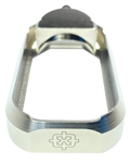 131259 Cross Armory CRGFMWSV Flared Magwell  Aluminum Silver Anodized for Most Glock Ge