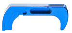 131266 Cross Armory CRG5MCBL Magazine Catch  made of 7075-T6 Aluminum with Blue Anodize
