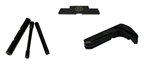 131278 Cross Armory CRG4OKBK 3 Piece Kit  Dimpled Pin Set, Extended Magazine Catch & Ex