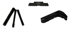 131285 Cross Armory CRG5OKBK 3 Piece Kit  Extended Glock 17,19,26,34 Gen5 Black Anodize