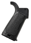 Strike Industri 131393 Strike AROMPG25 AR Enhanced Pistol Grip 25 Degrees AR Platform Black Rubber