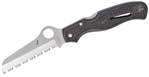 131465 Spyderco C89SBK Atlantic Salt  3.69" Folding Sheepsfoot Serrated H1 Steel Blade