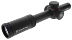 Crimson Trace C 131497 Crimson Trace 0101100 Hardline Pro  Black 1-6x24mm 30mm Tube Illuminated Competi