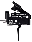 Triggertech 131749 TriggerTech ARPTBB36NNF Adaptable  Sig MPX Black PVD Two-Stage Flat 3.50-6 lbs
