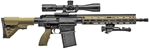 Heckler & Koch  HK 81000498 MR762A1 Long Rifle Package III 7.62x51mm NATO 16.50" 20+1 Black Flat
