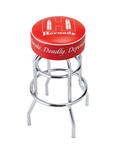 Hornady Mfg Co 132156 Hornady 99103 Reloading Bench Stool Chrome/Red Chromed Steel/ Vinyl