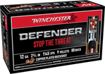 Winchester Ammu 132173 Winchester Ammo SB1200PD Defender Copper 12 Gauge 2.75" 9 Pellets 00 Buck Shot 1