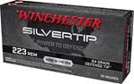 Winchester Ammu 132175 Winchester Ammo W223ST Silvertip  223 Rem 64 gr Defense Tip 20 Bx/10 Cs