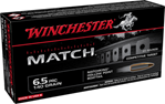 Winchester Ammu 132179 Winchester Ammo S65PM Match  6.5 PRC 140 gr Sierra MatchKing Hollow Point Boat-T