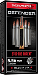 Winchester Ammu 132185 Winchester Ammo A556PDB Defender  5.56x45mm NATO 64 gr Bonded Solid Base 20 Bx/1