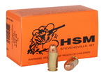 132391 HSM 4512R Training  45 ACP 230 gr Plated Lead Round Nose 50 Bx/ 20 Cs