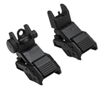 Ncstar / Vism 132557 NcStar VMARFLC Pro Sight Set Flip Up Black for AR-Platform