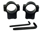 132674 CZ-USA 40086 Scope Ring Set  For Rifle CZ 455/457 Dovetail 1" Tube Matte Black A