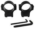 132677 CZ-USA 40089 Scope Ring Set  For Rifle CZ 527 Dovetail 30mm Tube Matte Black Alu