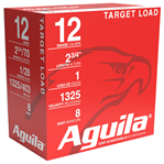 Aguila Ammuniti 132733 Aguila 1CHB1286 Target Load High Velocity 12 Gauge 2.75" 1 oz 8 Shot 25 Bx/ 10 C