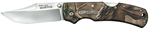 132839 Cold Steel CS23JD Double Safe Hunter 3.50" Folding Plain 8Cr13MoV SS Blade/Camo