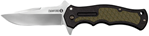132844 Cold Steel CS-20MWC Crawford 1 3.50" Folding Plain 4034 Stainless Steel Blade Zy