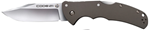 132849 Cold Steel CS-58PC Code 4  3.50" Folding Clip Point Plain S35VN Stainless Steel